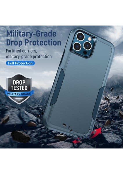 Iphone 13 Pro Pc + Tpu Darbeye Dayanıklı Kılıf - Mavi (Yurt Dışından) fırsatları