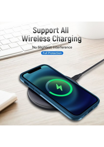 Iphone 13 Pro Pc + Tpu Darbeye Dayanıklı Kılıf - Mavi (Yurt Dışından) indirimleri