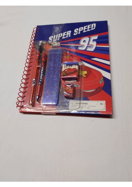 Cars Çizgili Defter
