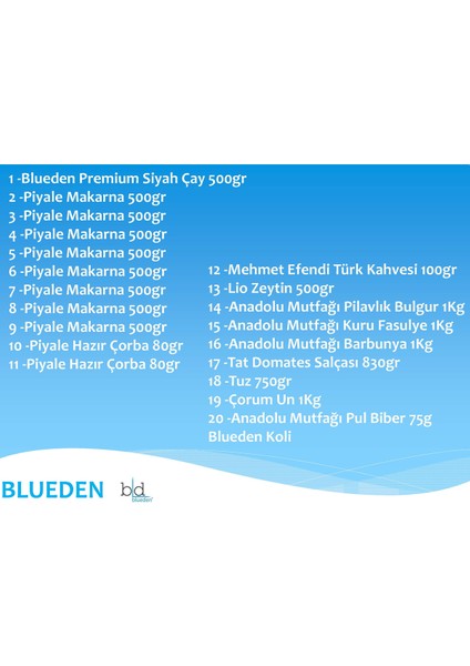 Gıda Paketi 20'li No: 157 fiyatları