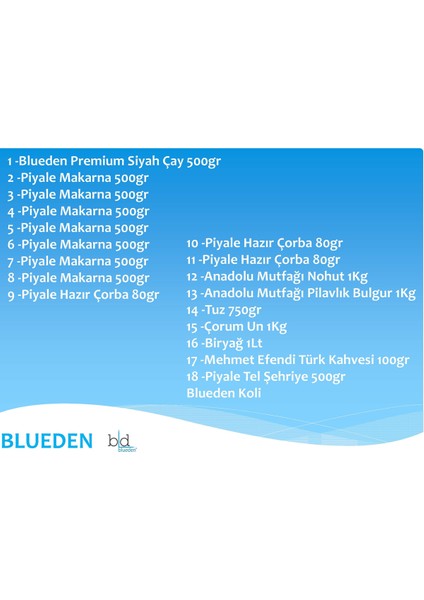Gıda Paketi 18'li NO:161