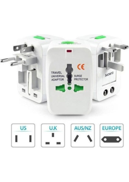 Çoklu Fiş Çevirici Adaptör Universal Priz Adaptor