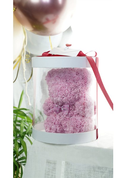 Rose Teddy Bear Açık Pembe Güllü Ayıcık (23 x 18 Cm) fiyatları