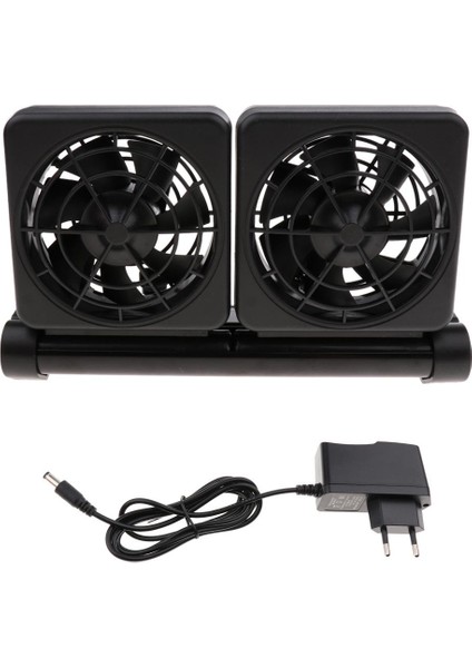 Akvaryum Soğutma Fanı Balık Tankı Soğutma Fanı ile 12 V Adaptörü Ab Tak 2 Fan (Yurt Dışından)