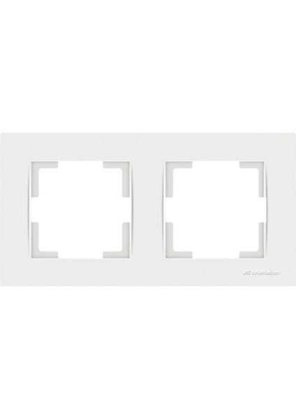 Rita Beyaz 2li Yatay Çerçeve Mutlusan