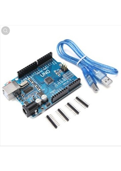 Arduino Uno R3 Klon USB Chip CH340 + (" USB Kablo Hediyeli ") Lds