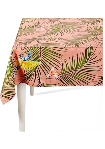 Parrot Pembe Masa Örtüsü 150 x 150 cm