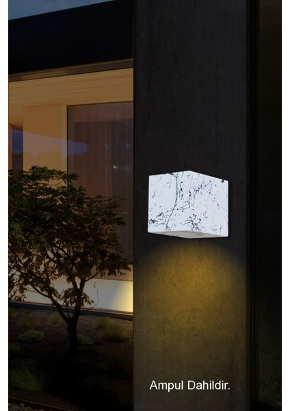 Amber Işık LED Iç - Dış Mekan Dekoratif Modern Lüks Aplik