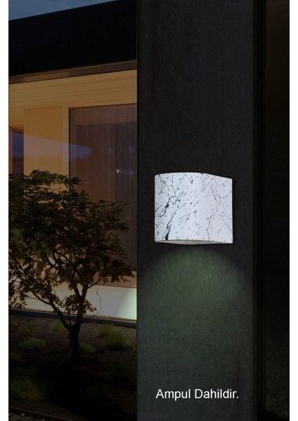 Yeşil Işık LED Iç - Dış Mekan Dekoratif Modern Lüks Aplik