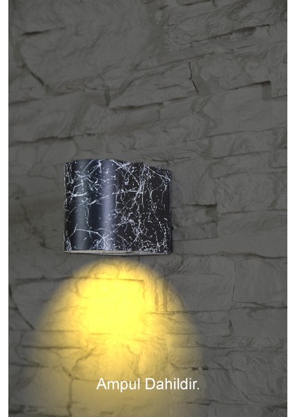 Amber Işık LED Iç - Dış Mekan Dekoratif Modern Lüks Aplik - IP65