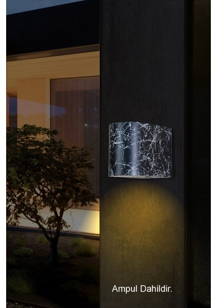 Amber Işık LED Iç - Dış Mekan Dekoratif Modern Lüks Aplik - IP65 modelleri