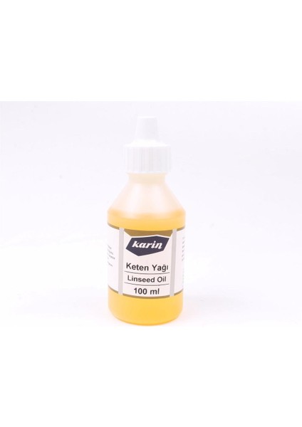 Kenz Keten Yağı Resim Yağı 100 ml Şişe