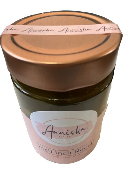 Anniçka Natural Yeşil Incir Reçeli 400 gr