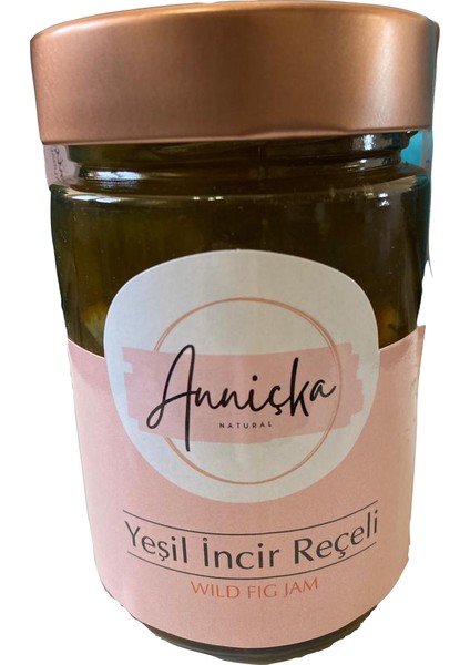 Anniçka Natural Yeşil Incir Reçeli 400 gr