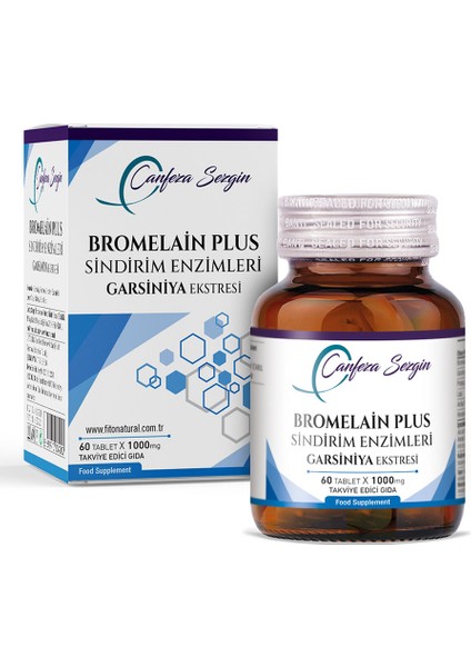 Bromelain Plus S Enzimleri Garsiniya Ekstresi