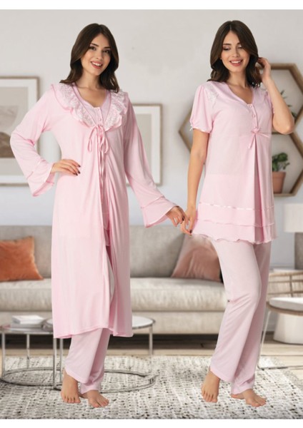 Lohusa Pijama Sabahlık Takım Effort 8024 modelleri