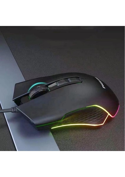 SPK9201BL Rgb Işıklı 6400DPI Gaming 5 Tuşlu Oyuncu Mouse