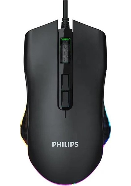 SPK9201BL Rgb Işıklı 6400DPI Gaming 5 Tuşlu Oyuncu Mouse