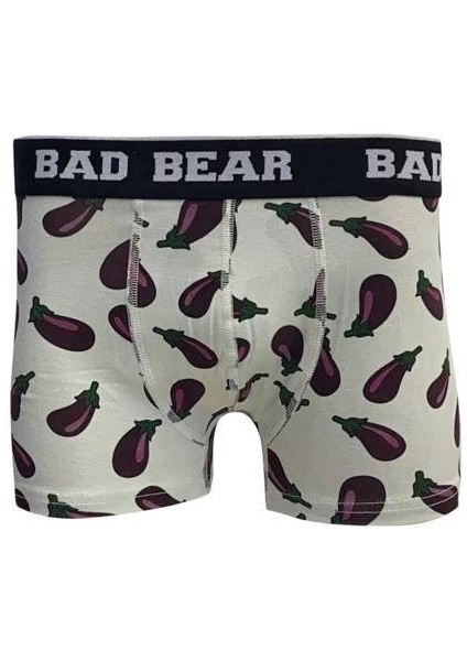 Bad Bear Erkek Boxer Eggplant 210103006-WHT