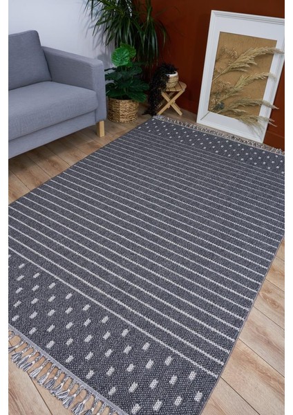 Tera 3542 Mavi Makine Halısı