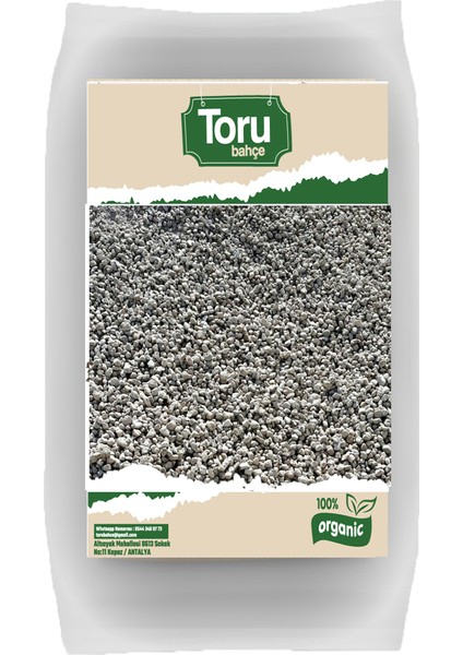 Beyaz Pomza 10 Lt 4-8 ml Volkanik Tüf , Lav Taşı , Lav Kırığı, Tarım Pomzası , Madeni Pomza