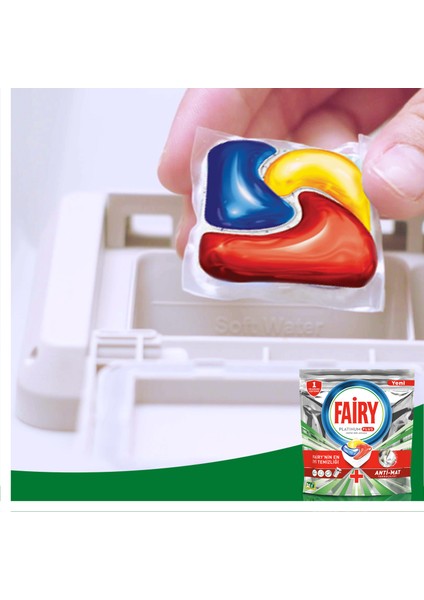 Platinum Plus Bulaşık Makinesi Deterjanı Tableti / Kapsülü 3 x 60 Yıkama