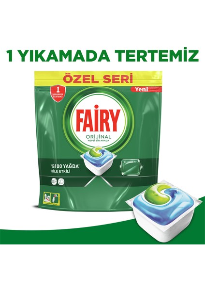 Özel Seri 270 Yıkama Bulaşık Makinesi Deterjanı Tableti / Kapsülü (90x3) modelleri