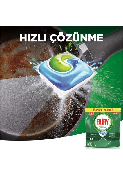 Özel Seri 270 Yıkama Bulaşık Makinesi Deterjanı Tableti / Kapsülü (90x3) indirimleri