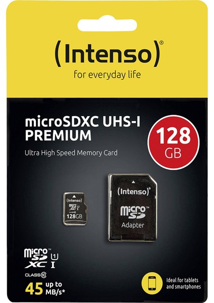 Micro Sdxc Uhs-I Premium Hafıza Kartı 128 GB