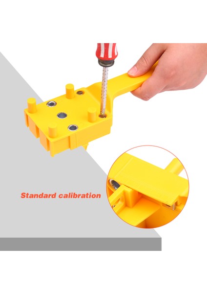 Hızlı Ahşap Dübel Jig Abs Plastik El Cep Delik Jig (Yurt Dışından)
