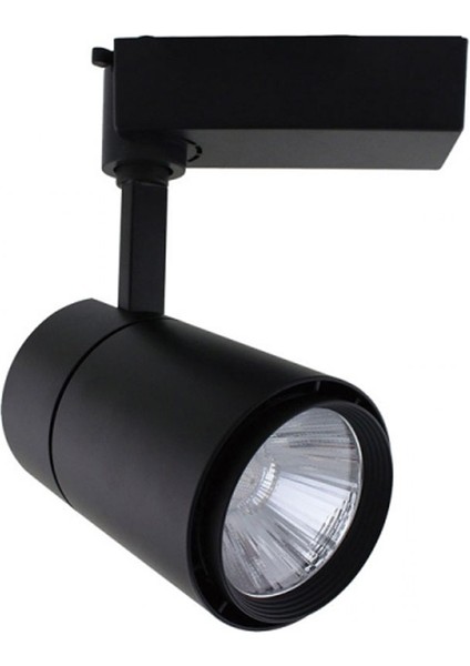 30W Siyah Kasa Cob LED Ray Spot Armatür 3000K Günışığı
