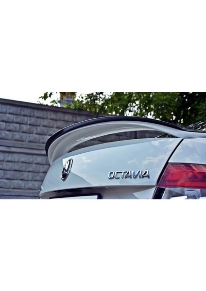 Skoda Octavia Mk3 Rs Max Desing Spoiler Piona Black Spoyler 2013+