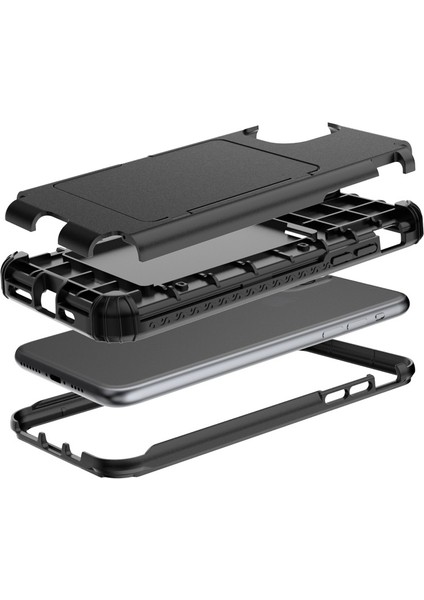 Apple İphone 11 Pro Max 6.5 Inç Için Karbon Fiber Doku Damla Tpu Cep Telefonu Kılıfı - Siyah (Yurt Dışından) modelleri