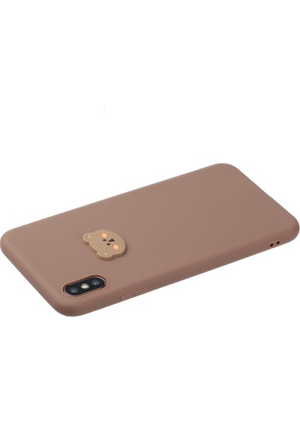 Apple İphone Xs Max Için Sevimli Hayvan-Bebek Desenli Tpu Telefon Kılıfı - Ayı Kafası (Yurt Dışından) modelleri