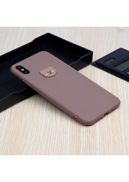 Apple İphone Xs Max Için Sevimli Hayvan-Bebek Desenli Tpu Telefon Kılıfı - Ayı Kafası (Yurt Dışından) indirimleri