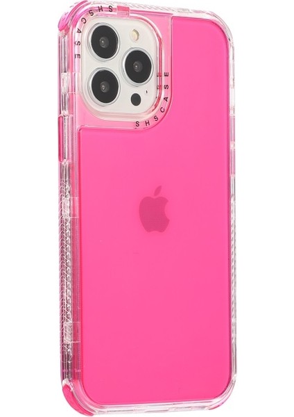 Apple iPhone 13 Pro Için Çok Yönlü Koruyucu Sert Pc+Tpu Telefon Kılıfı - Pembe (Yurt Dışından)
