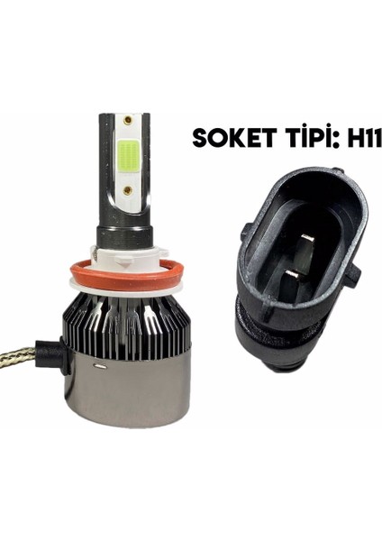 H11 LED Xenon Buz Mavi - Er Lıght-X Auto Lıghtıng
