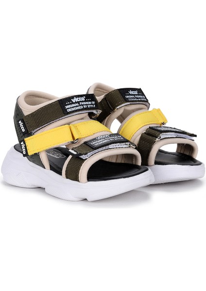 332.21Y.190 Chester Phylon Taban Kız/erkek Çocuk Spor Sandalet Terlik Haki modelleri