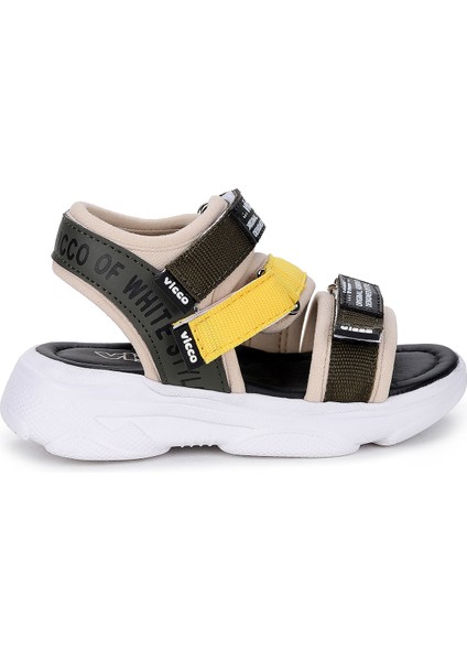 332.21Y.190 Chester Phylon Taban Kız/erkek Çocuk Spor Sandalet Terlik Haki fırsatları