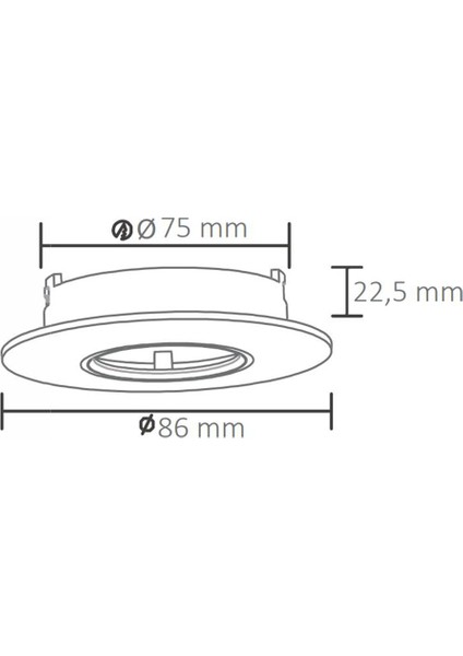 AH03-04070 Beyaz Terra Alüminyum Spot Armatür fiyatları
