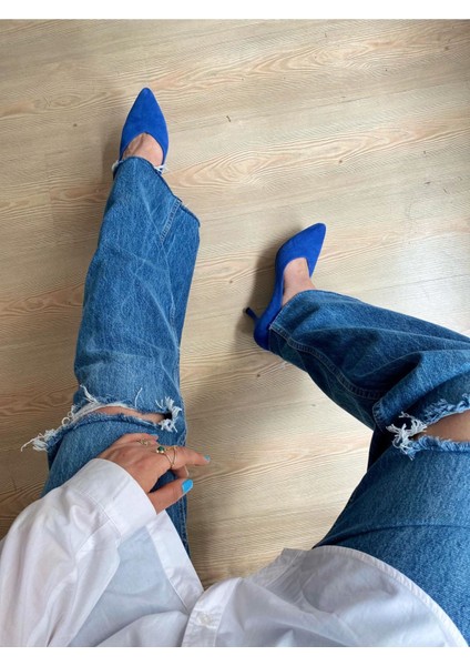 Gerçek Deri Mavi Swanky Blue fırsatları