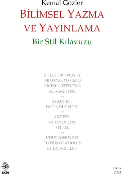 Bilimsel Yazma ve Yayınlama - Kemal Gözler
