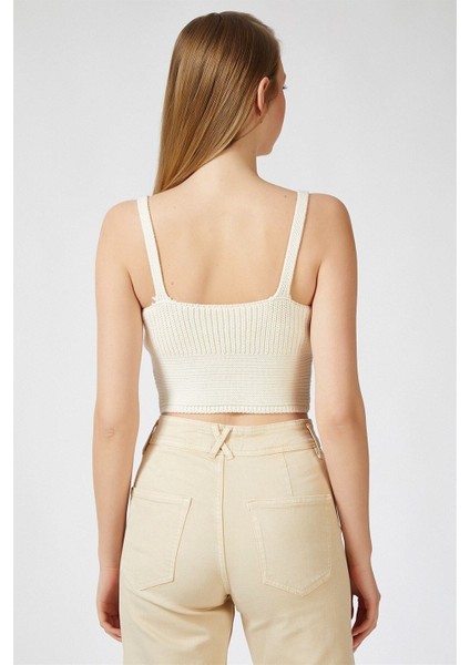 Kadın Bej Önü Bağcıklı Bluz modelleri