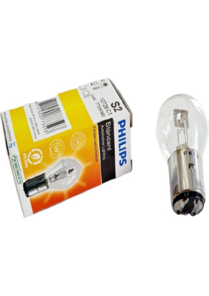 Phılıps 12V 3535 S2 Ön Far Ampulü Sarı - Motosiklet Bosch Tipi Ampul - Işık Dağıtmaz fiyatları