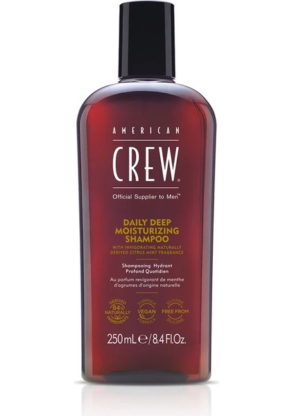 American Crew Daily Deep Moısturızıng Shampoo 250 ml Yeni