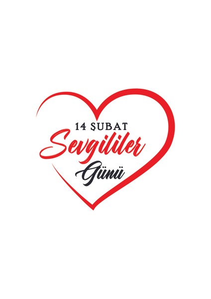 14 Şubat Sevgililer Günü Sticker