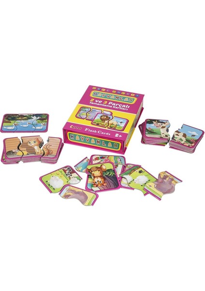Dıytoy 1185 Dıytoy Flash Cards - Hayvanlar / + 2 Yaş