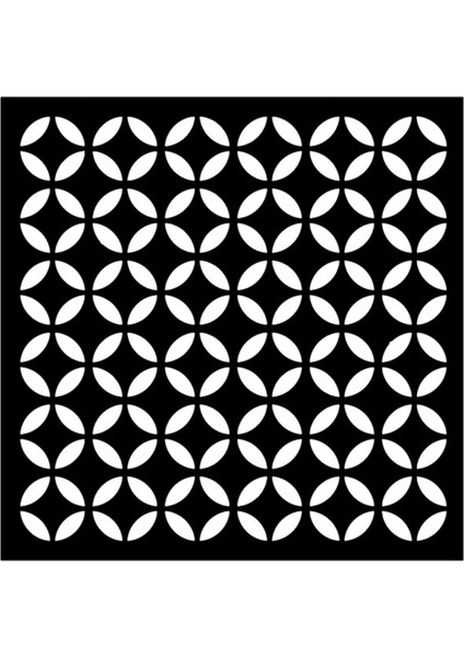 12'Li Dekoratif Tavan Paneli Yıldız (60x60) Siyah - Beyaz