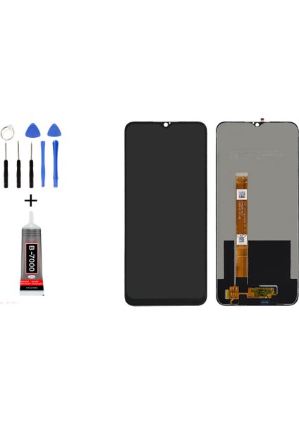 Realme 6i LCD Ekran Dokunmatik Tamir Seti Hediye !!!