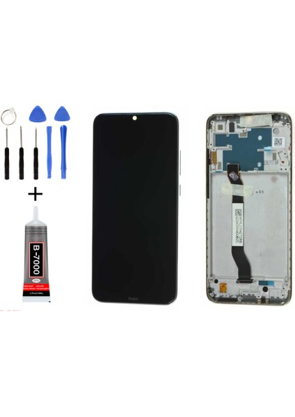 Xiaomi Redmi Note 8 Çıtalı LCD Ekran Dokunmatik Tamir Seti Hediye !!!